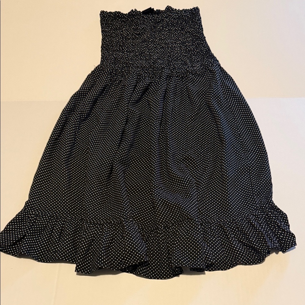 IMAGINATION   Strapless Black and White Dress M/L 100%viscose